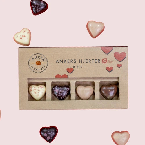 Økologiske chokolade hjerter fra ankers chokolade